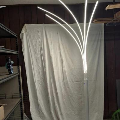 Artiva USA Aurora II 60W LED Arch Tree Floor Lamp with Touch Dimmer

