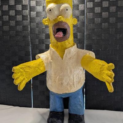 Paper Mache' 29" Homer Simpson 