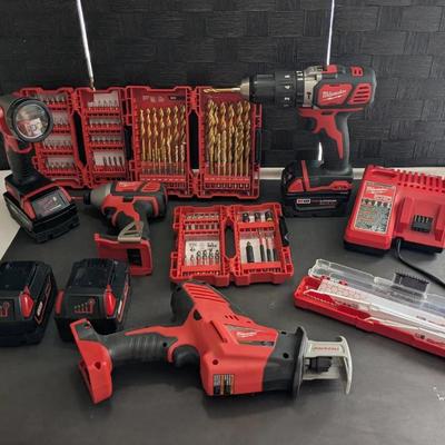 Milwaukee 18V Tools: Drills, Flashlight, 18V Batteries, Chargers & More