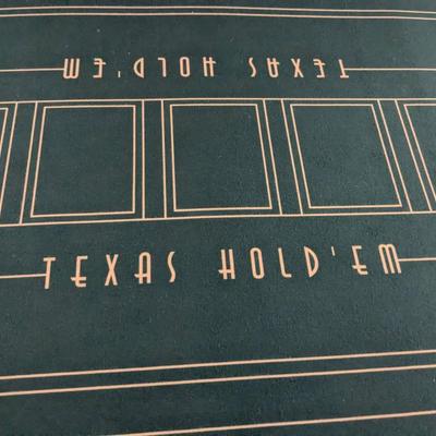Slowplay 70"X 35" Texas Hold 'em Poker Mat 