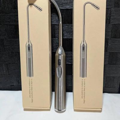 New (3) Butane Lighters (2 Never Opened)