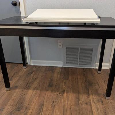 Computer Table (47.5"W x  24"D x 30.5" H) & Drafting Board with Handle for Travel 