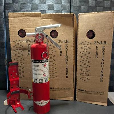 Amerex 2.5lb Fire Extinguisher (3) In Box Brand New & 1 Out Of Box Brand New 