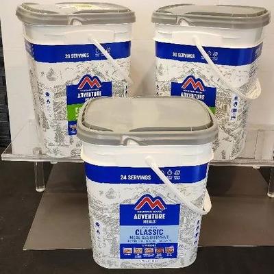 3 Unopened Containers of Freeze Dried Meals (Expiration Aug/2049)