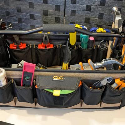 CLC Work Gear Tool Carrier With Multiple Tools For A Host Of Projects 