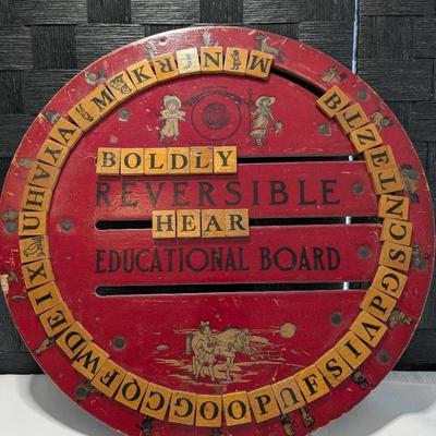 1912 Reversible Educational Board