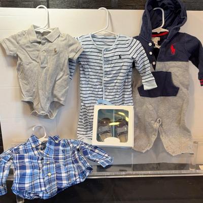 Ralph Lauren Baby Clothes (Size 6 Months) & Size 2 Shoes