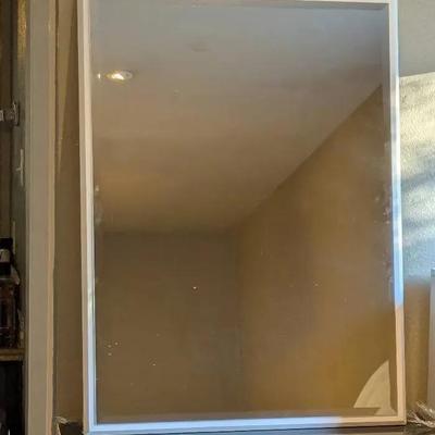 Beveled Framed Mirror