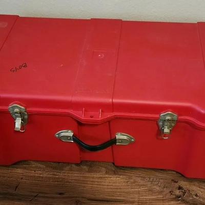 Red Storage Locker (31"L x 16"W x 14"H)