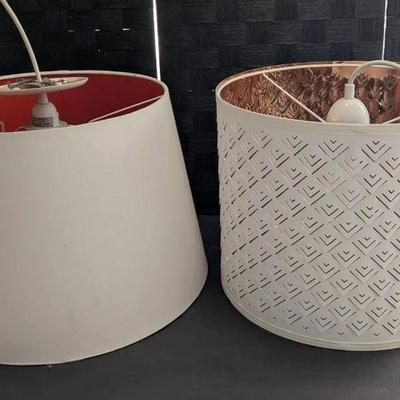 Hard Wired Shaded Light Fixtures 