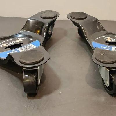 12" Steel Tri-dollies (2) Each Have 300 lb. Weight Capacity