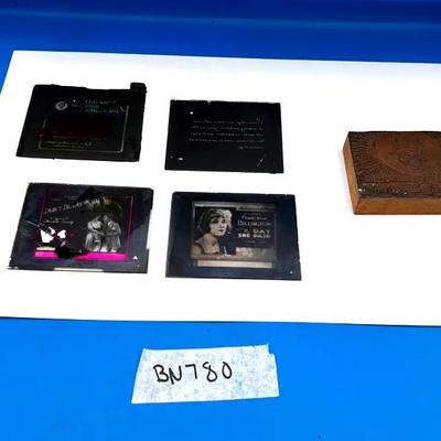 BN780 1919 Silent Movie Film “The Day She Paid” - Glass Slide 