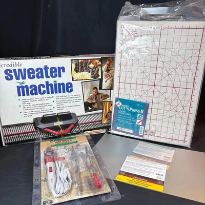 BN838 Sweater Weather! Sweater Machine And Supplies 