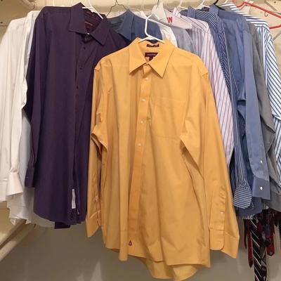 BN797 Nordstrom, Croft & Barrow Shirts and Various Ties