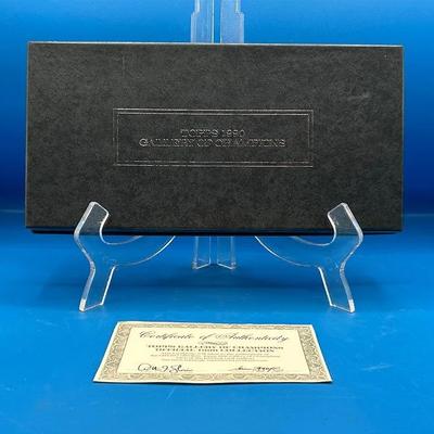 BN768 1990 Topps Gallery Champions Set