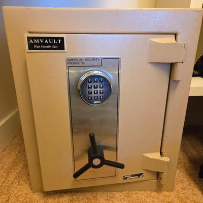AMSEC AMVAULT High Security Safe – Digital Lock, Fire & Burglary Rated Heavy Duty Safe