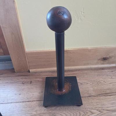 Jan Barboglio Hand-Forged Iron Paper Towel Holder. 