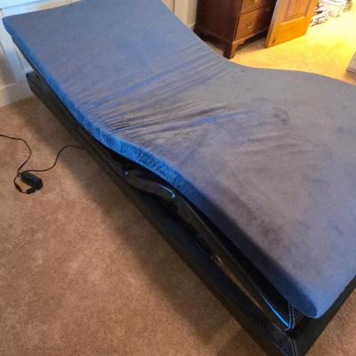 Adjustable Twin Electric Bed Base with Remote • Articulating Head/Foot • Working Motor • Home Care Bed