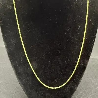 14kt Gold Chain With Multiple Pendants/Slides