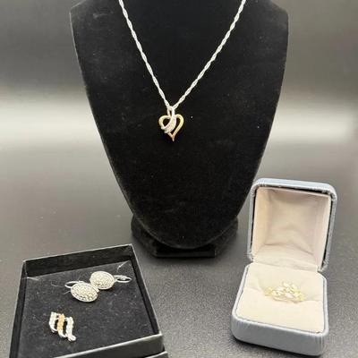 14kt Necklace & Gems Galore