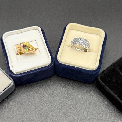 Lot Of 4 Rings - 14kt Gold & More