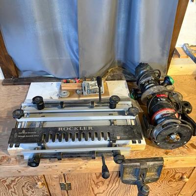 Rockler Dovetail Jig, Craftsman Router, Hitachi Router, Router Bits