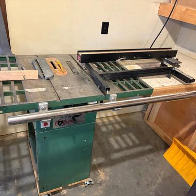 Grizzly Table Saw, Miter Gauge, Roller Stand