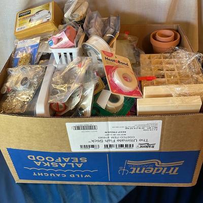 Crafter’s Delight! Mystery box of Sewing Modeling Clay Paper and Wood Crafts 