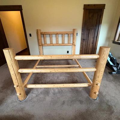 Full Log Bed frame 