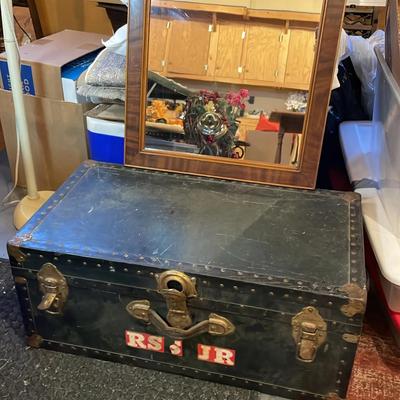 Vintage Chest and Mirror 