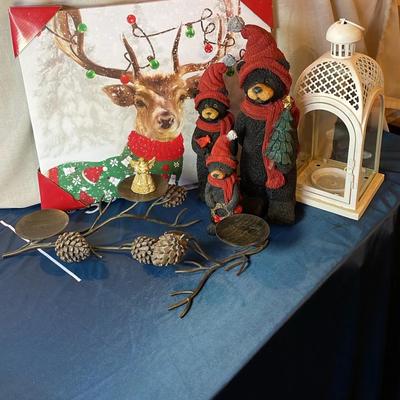 Christmas Decor Candle Holders Lantern 