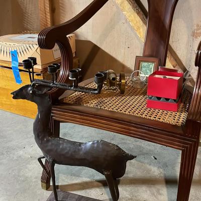 Rattan and Wood Chair 