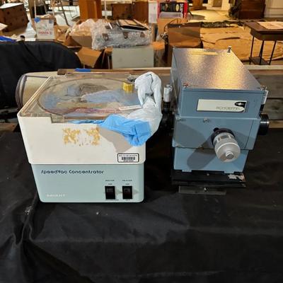 Savant SpeedVac Concentrator & Schoeffel Light Measuring Instrument