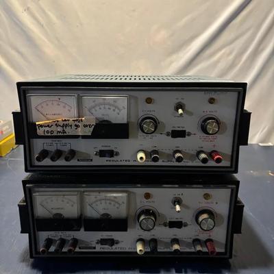Two Heath Zenith SP-2717A Regulated High Voltage Power Supply