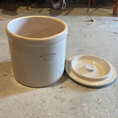 Robinson Ransbottom 2 Qt Blue Crown Stoneware Crock