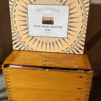 Wellspring Legend Tipi Robe and Wooden Chest with Misc Fabric