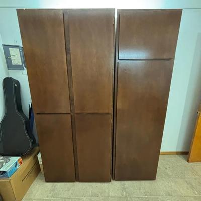 Two Wooden Cabinets