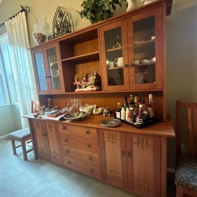China cabinet (contents not for sale)