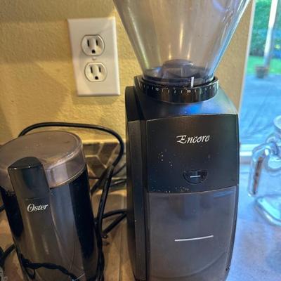 Oster and Encore coffee grinders