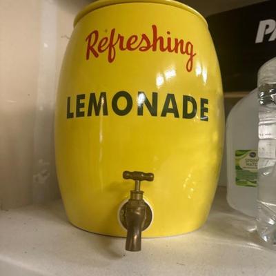 Vintage lemonade container 