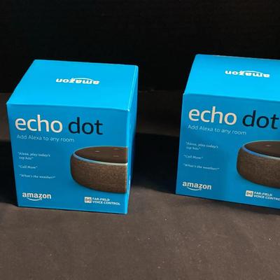 4 Amazon Echo Dot 3rd Gen Smart Speakers (New in Box)