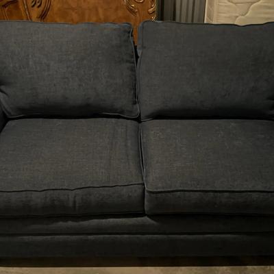 Blue Sleeper Couch by Cindy Crawford Home 