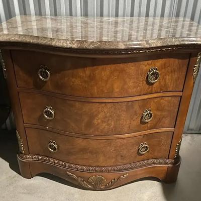 Bernhardt Marble-Top Dresser Lot #1