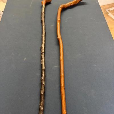229: Wood Carved Walking Canes 