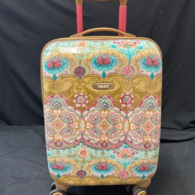 269: Oilily Small 20-21” Carry On Roller Bag Hard Case