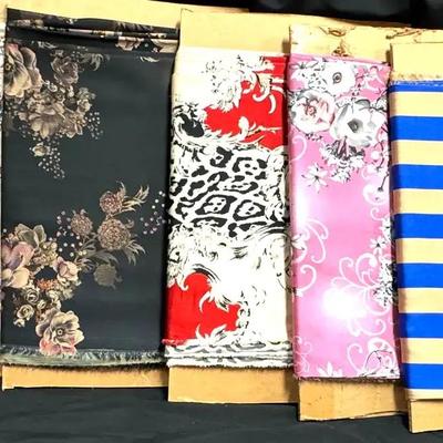 Lot 145: Large Multi-Pattern Lot Of Silk Fabrics