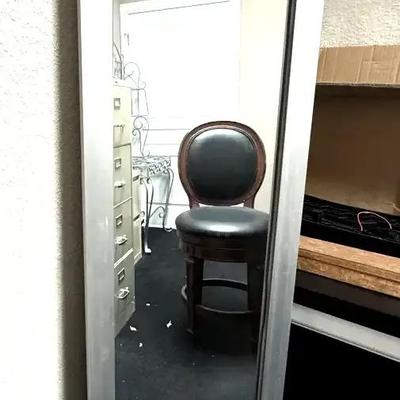 Lot 134:  Metal Frame Mirror