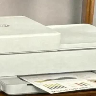 Lot 124:  HP Envy Pro 6455 All-In-One Wireless Printer – Copy/Scan/Print – With Box