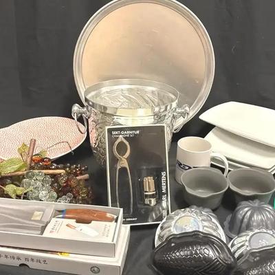 Lot 153:  Large Mixed Kitchenware Lot – Bakeware, Cookware, Serving Pieces, Tools & Specialty Items