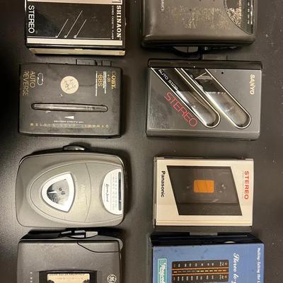 Lot 317: 10 Vintage Portable Cassette Players – Mixed Brands  